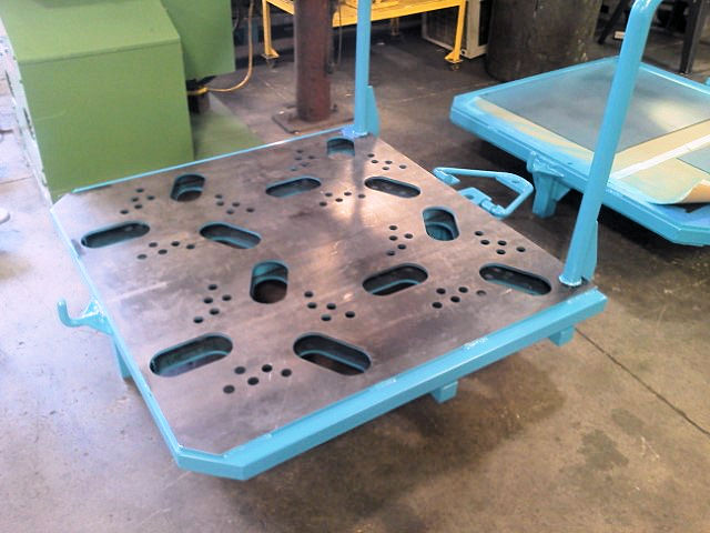 Powder coated cart