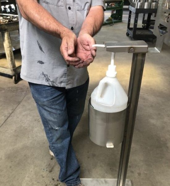 Hands Free Sanitizing Stand
